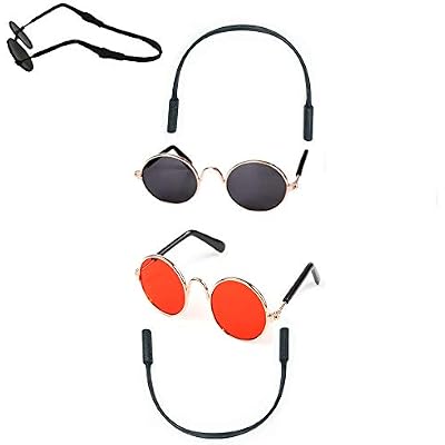 2pcs Random Color Small Cat Kitten Glasses Pet Glasses Dog Sunglasses Pet Supplies Kittens Pet Sunglasses 3 cm1.1 Inch Cosplay Costume Photos Props