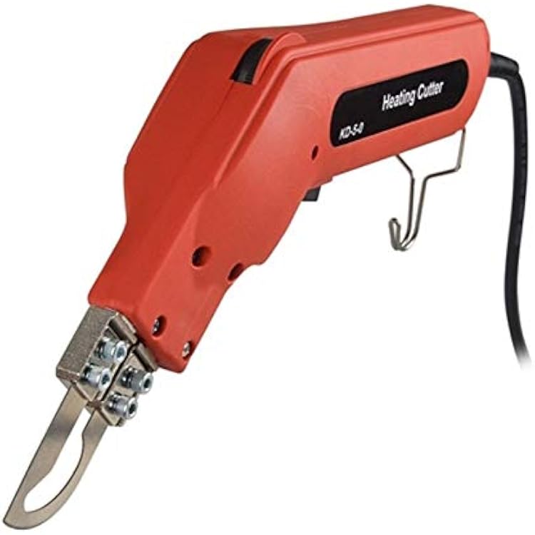 ATO Electric Hot Knife Fabric Cutter Hot Knife Foam Cutting and Sealing Synthetic Fabrics with Fine Edge Cutting Tool Kit- with Blades & Accessories 120V AC