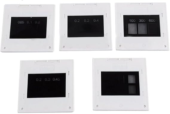 5-Piece Diffraction Grating Set Single And Double Triple Slit Circular Grating Kit Physics Optics Experiments Education Research Tools