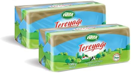 Sütas Tereyağı 1000 g x 2 adet