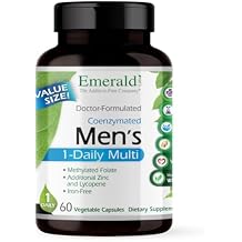 EMERALD LABS Men's 1 Daily Multi - Additive-Free Men's Multivitamin - Includes Lycopene, Zinc, Vitamin D3, More - Supports Bones, Prostate & Vision* - 60 Vegetable Capsules