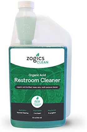 Zogics Organic Acid Restroom Cleaner, 32 oz