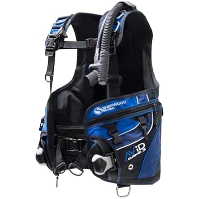 Sherwood Avid Jacket-Style BCD Weight-Integrated Buoyancy Compensator with 6 D-Rings, Dual Tank Bands & Accessory Mounts | XS3XL | Scuba Diving BC for Men & Women