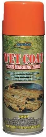 Wet Coat Tree Marking Paint, Orange, 12 oz