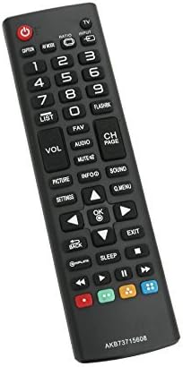 AKB73715608 Replace Remote Control fit for LG LCD TV Plasma HDTV 32LH500B 32LN520B 32LN5300 32LN530B 32LN530B-UA 32LN530BUA 42LN5300 42LN5400 42LN5200 42PN4500 50PN4500 50PN5300 55LN5400 50LN5400