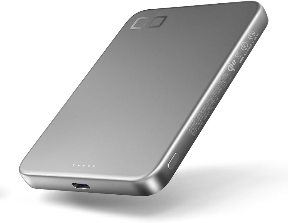 CIO SMARTCOBY Slim II Wireless 2.0 SS5K 5000mAh Power Bank (Silver)