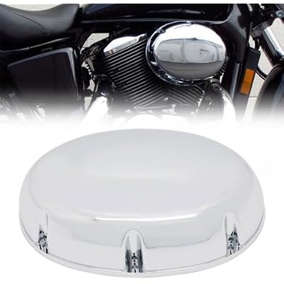 Air Filter Intake Cleaner Cover Replacement for Honda Shadow ACE 750 VT750C VT750CD 1997-2003, Chrome