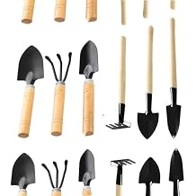 Gardening Hand Tools - Hand Shovel Small Shovel 6 Planting Tools Small Garden rake Small and Lightweight Indoor Garden Planting Mini Gardening Tools