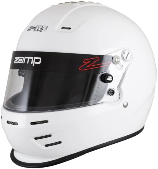 Zamp RZ-38 Snell SA2025 Gloss White Medium Z-20 Clear Shield Series 29 Interior