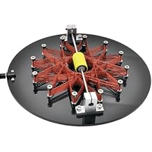 Marko Rodin Brushless Induction Star Coil Motor, Kinetic Art Device, Electromagnetic Drive with, Educational Gadget for Teaching, Office Science Physics Small Toys