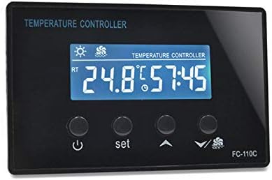 FC-110C 230V10A LCD Mini Sauna Room Foot Spa Digital Temperature Controller with Countdown Timer Regulator Thermostat