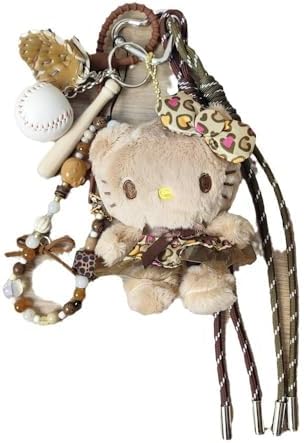 Cutecore Purse Charms for Handbags Coquette Kawaii Key Fob Shoujo Bag Charms Fairycore Harajuku Keychains Preppy Decor