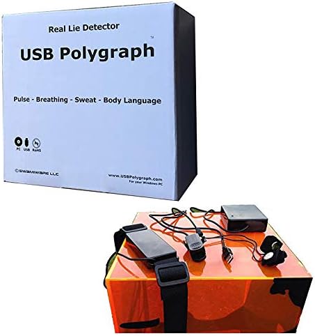 USB Polygraph Machine - Home Lie Detector Testing Kit