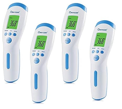 4 Pack - Berrcom Non-Contact (Contactless) with LCD Display