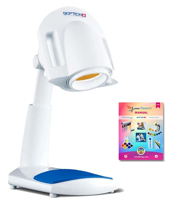 Bioptron Pro 1 by Zepter with Table Stand Featuring Fullerene Filter & Lumia Science Manual