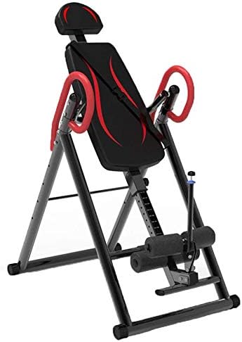 Robust Inversion Table, Height Adjustable Folding Home Fitness Teeter Inversion Table, Relieves Back Pain/Reduces Muscle Tension