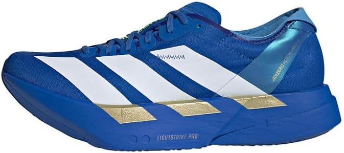 adidas Mens Adizero Adios Pro 4 Running Sneakers Shoes - Grey