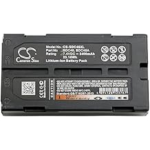 3400mAh Replacement Battery for Sokkia Set 300 Stratus L1 GPS SHC-336 LDT520 Laser Digital Theodolit BDC46B BDC46 BDC-46B BDC-46A BDC-46 7380-46 40200040 SDL30 BDC46A (7.4V)
