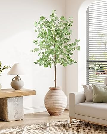 Realistic Artificial Olive Tree, Lifelike Faux Olive Plant for Home, Office, Garden Décor (180cm)