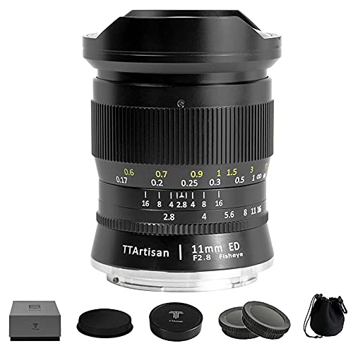 TTArtisan 11mm F2.8 Full Frame Large Aperture Wide Angle Fixed Focus Fisheye Lens for Nikon Z Mount Camera