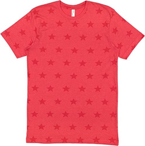 Code Five Mens Combed Ringspun Cotton Five Star Crew Neck Tee