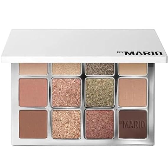 Ethereal Eyes Eyeshadow Palette: Nature 12 Shades of Matte, Metallic & Shimmer Finishes for Effortless, Natural Glam Eye Looks, Long-Lasting Color, Smooth, Silky Texture,Travel-Friendly