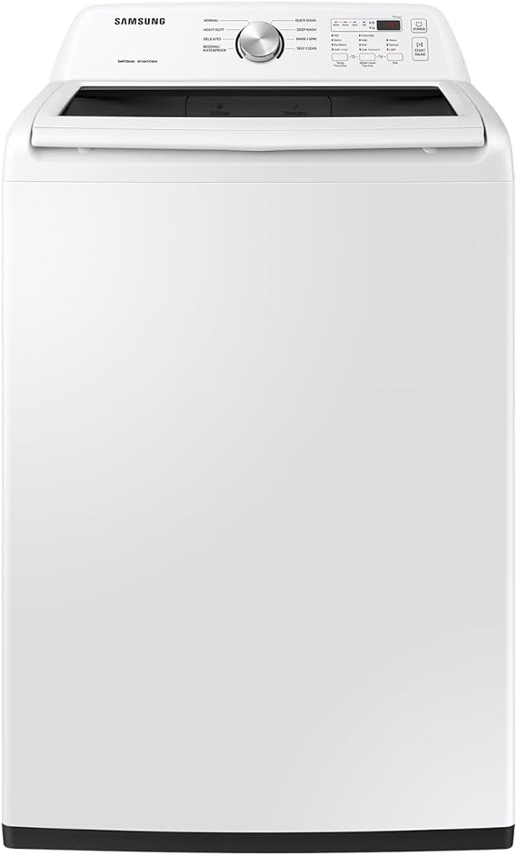 Samsung 4.5 cu. ft. Capacity Top Load Washer with Vibration Reduction Technology+, White WA45T3200AW/A4