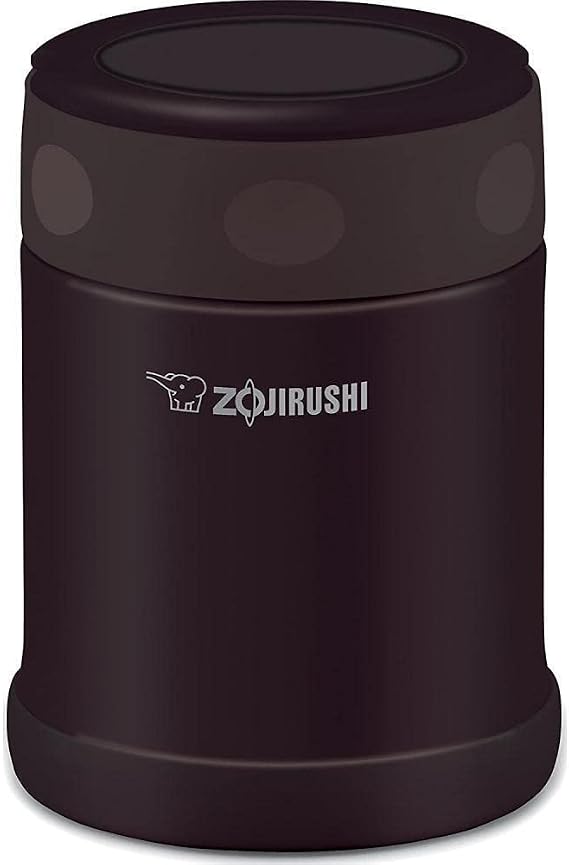 Zojirushi Stainless Steel Food Jar, Small Dark Brown