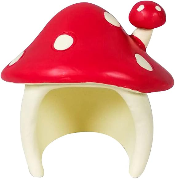 Miniature Mushroom House , Fairy Garden Resin Ornament Micro Landscape Molds for Tabletop Dollhouse Bonsai Garden Decor