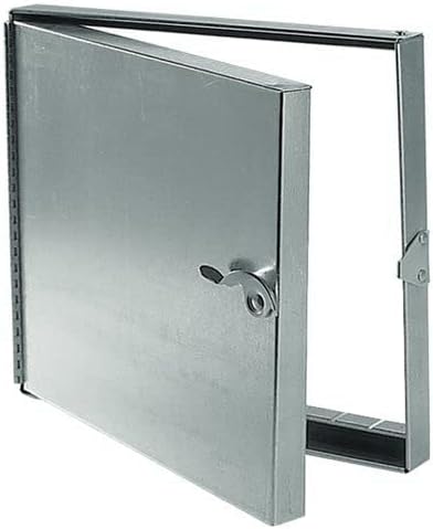 Hinged Duct Access Door, Galvanized Steel, 18x18
