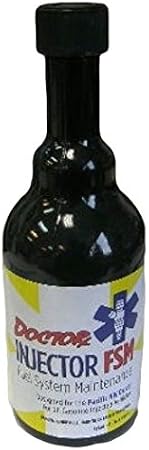 Doctorx Injector FSM-4- Fuel System Maintenance Cleaner and Fuel Injector Cleaner - (4-Pack - 11oz Bottles)