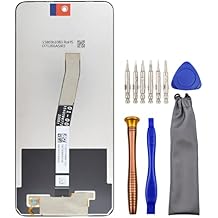 Complete Screen LCD Digitizer Touch Assembly Replacement for Xiaomi Redmi Note 9 Pro Redmi Note 9S M2003J6B2G with Tool Kit Black 6.67"