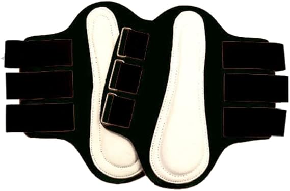 Intrepid International Splint Boots with White Leather Patches
