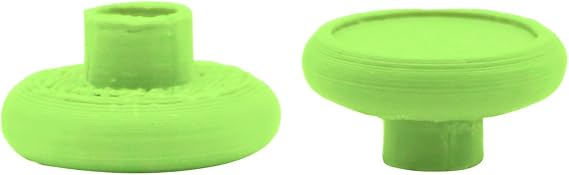 Joystick Cap Set Compatible with Retroid Pocket 5 Soft Silicone & Durable Plastic Replacement for Enhanced Gaming Control (Green)