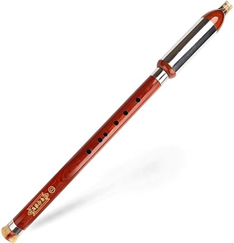 OrientalMusicSanctuary Rosewood Vertical Blown Bawu - Yunnan Ethnic Chinese Free Reed Flute (Key of F)