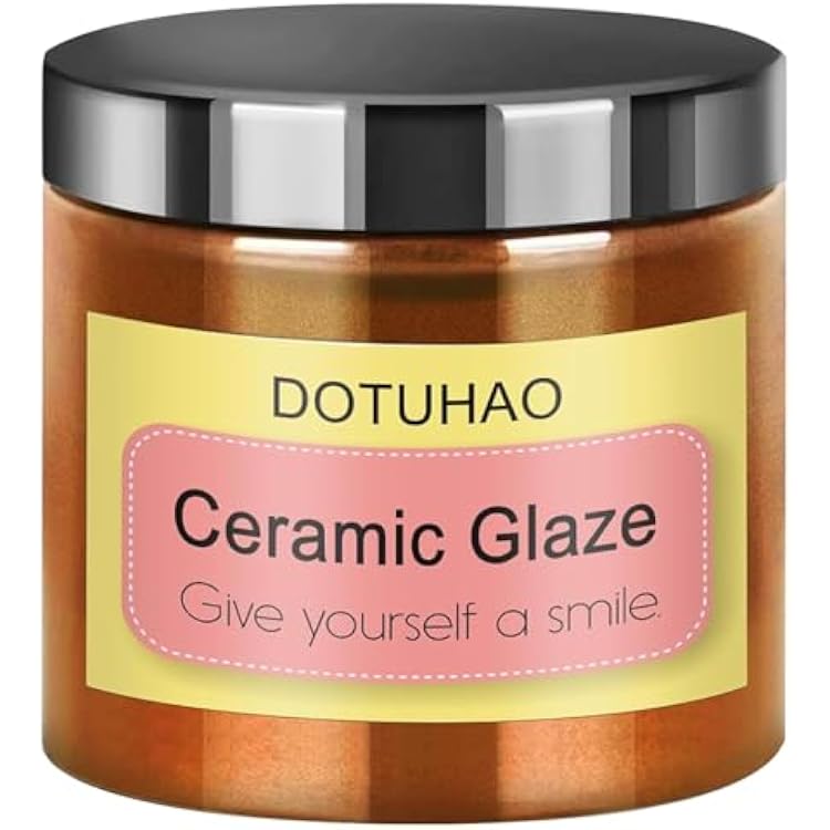 Ceramic Glaze, Brown Ceramic Underglaze Powder Colors for Clay, 4 Ounces Underglaze for Ceramics and Pottery Painting, Ideal for Art Projects Brown, 4 oz