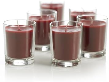 yummi Scented Votive Candles Jars - Sweet Berries - 6 per Pack