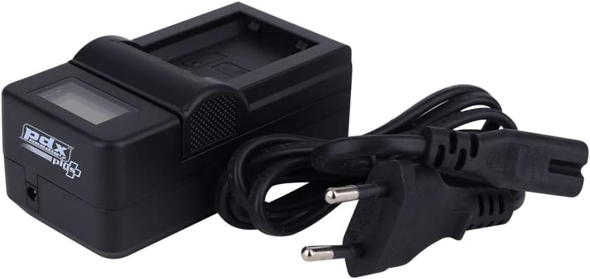 PDX Plus, Sony NP-FW50, Camera Charger Compatible with Battery with Digital Display.