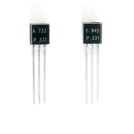 25Pcs C945 + 25Pcs A733 TO-92 NPN/PNP Transistors 2SC945 + 2SA733
