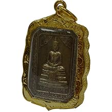 Thai Buddha Jewelry Amulet Pendant Luang Phor Phra Pudta Sothorn Lucky for Life Wat Sothorn Wararam Waravihan Temple Thailand