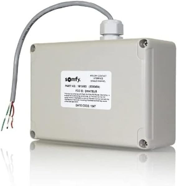 somfy RTS Transmitter with Dry Contact Input, 1 Channel 1810493