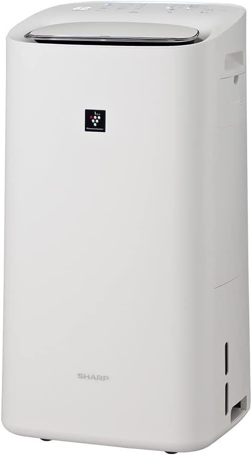 Sharp KI-RD50-W Plasmacluster 25000 Dehumidifier and Humidifying Air Purifier, White, Air Purifying 373.6 sq. ft. 21 Tatami, Humidifying Capacity Approx. 400 ml/h, Dehumidifying 5.6/5.0 L/day