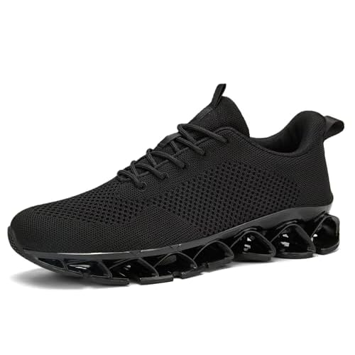 Mens Running Shoes Blade Walking Fashion Trail Sneakers Breathable Mesh Comfortable Non Slip Work Tennis Athletic Sports