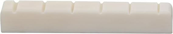 6 String Pre Slotted Left Hand Acoustic Guitar Bone Nut for Folk Guitar Accessories 52mm*6mm*9mm