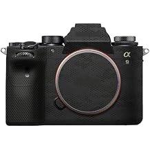 Decal Skin for Sony A9 Vinyl Wrap Anti-Scratch Film Mirrorless Camera Body Protective Sticker Protector Coat A 9(Mamba Black)