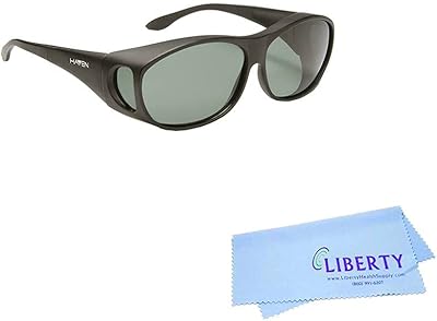 Eschenbach Optik Haven Meridian Polarized Sunglasses for Men and Women - Fit Over Amber