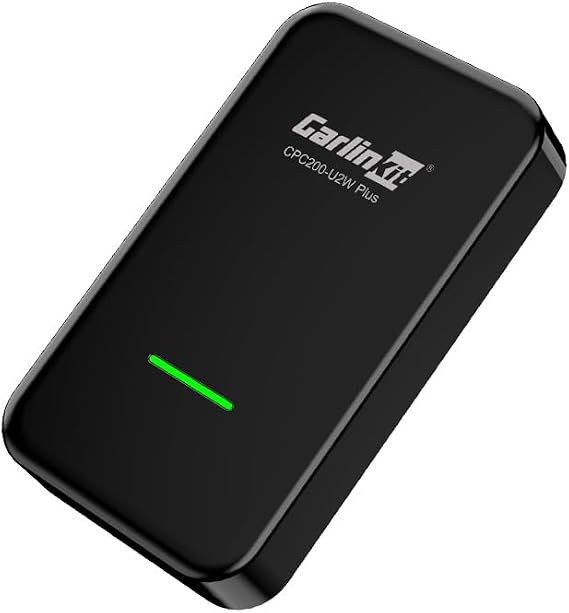 Wireless CarPlay Adapter for iPhone Carlinkit 3.0 CPC200-U2W Plus Fastest 5G Chip, 5.8Ghz WiFi No Lag