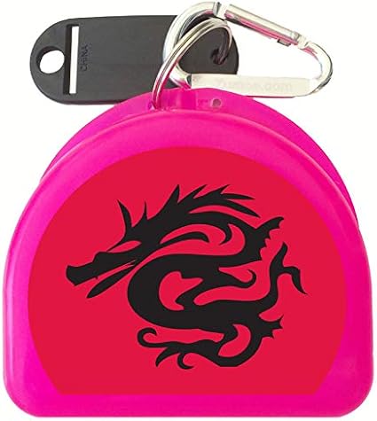 Mo Cased, Retainer Case, Mouthguard Case - Black Dragon