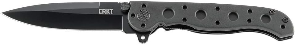 COLUMBIA RIVER KNIFE & TOOL CRKT M16-01KZ EDC Folding Pocket Knife: Everyday Carry, Black Blade, Automated Liner Safety, Nylon Handle, Pocket Clip