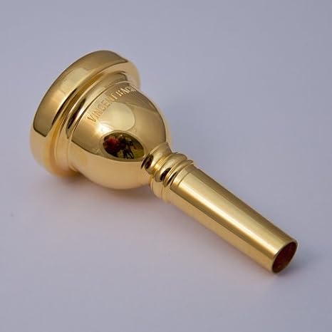 24K Gold Bach Small Shank Trombone Mouthpiece, 8